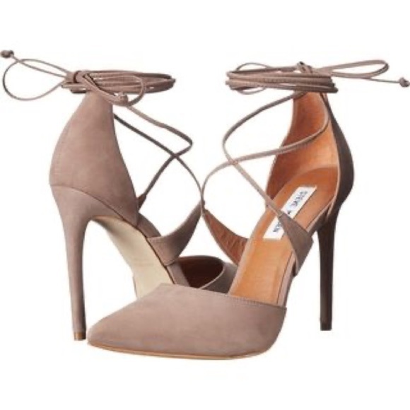 Steve Madden nude Women's Lace-Up Heels size 9.5 - Picture 1 of 5